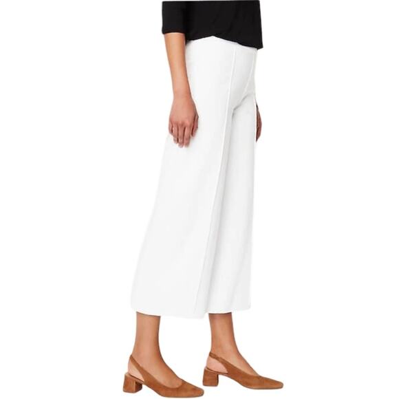 New Coldwater Creek White Office Casual Pull On Slacks - Picture 1 of 5